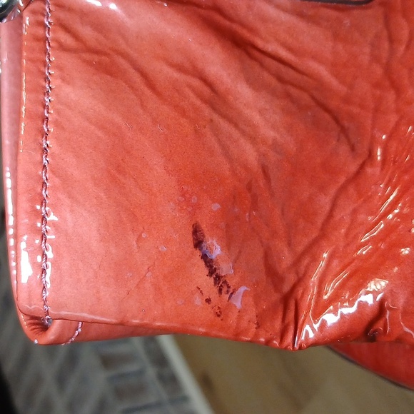 Coach “Chelsea Jayden” 18960 Patent Leather Bag  With Wristlet– Cherry Red 💋✨ - Picture 8 of 8